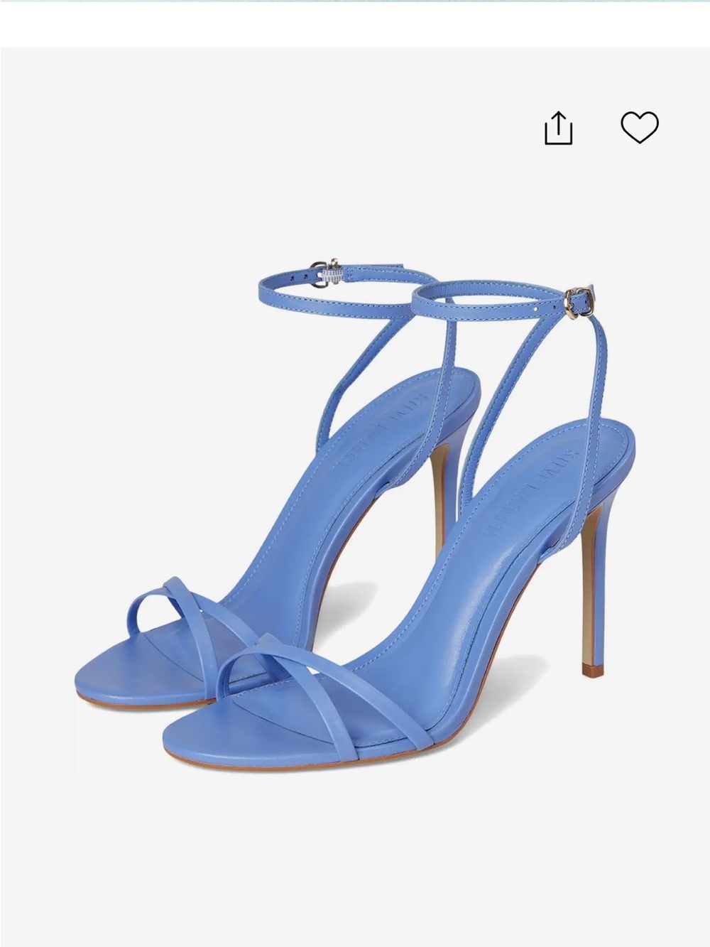 Steve Madden Periwinkle Strappy Stiletto Sandals